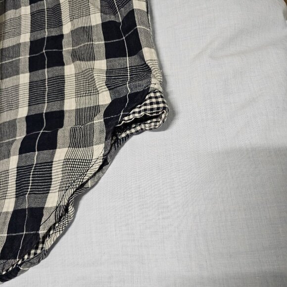 Anthropologie Pilcro The Bo Plaid Relaxed Top Blouse Shirt Size M/L - Picture 15 of 16